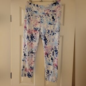 Gaiam Pastel Swirl Leggings Size L